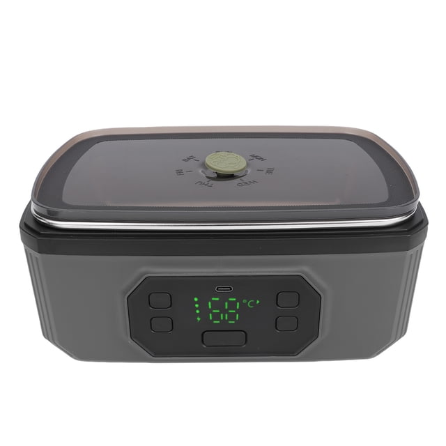 Electric Lunch Box, Rechargeable Cordless Portable Lunch Warmer for Kids Adults Students Men Women, Fast Heating Insulated Food Container for School Office