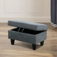 thumbnail image 2 of Ponliving 97" 3-Piece Sectional Sofa Set for Living Room With Ottoman Right Hand Side Facing, 2 of 3