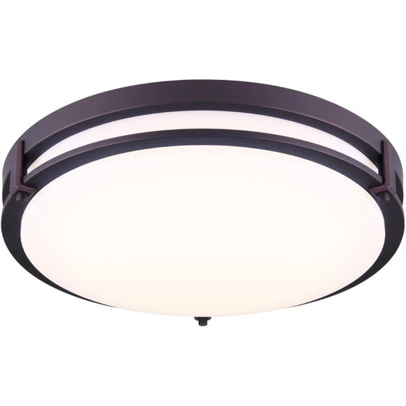 Gilda LED Flush Mount Light Fixture - Oil Rubbed Bronze, 29W, 16"