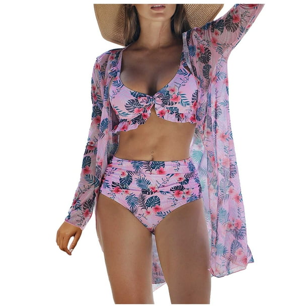 MKLEKYY Trajes De Baño Mujer Completo Printing Voom High End European And Ladies Bikini Bikini Women'S Swimsuit