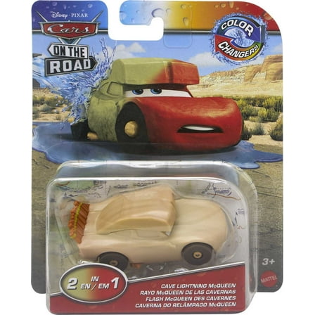 Disney Pixar Cars On The Road Color Changers Cave Lightning McQueen Toy Car in 1:55 Scale