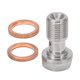 thumbnail image 1 of Perno banjo de freno, Perno banjo de 7/16 pulg.‑24 con kit de pernos banjo Durabilidad extendida del perno banjo, 1 of 8