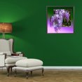 thumbnail image 4 of Cuadros Decorativos Kit de pintura de diamantes Flores Arte de mosaico de diamantes cuadrados completos JShteea Nuevos Originales, 4 of 9