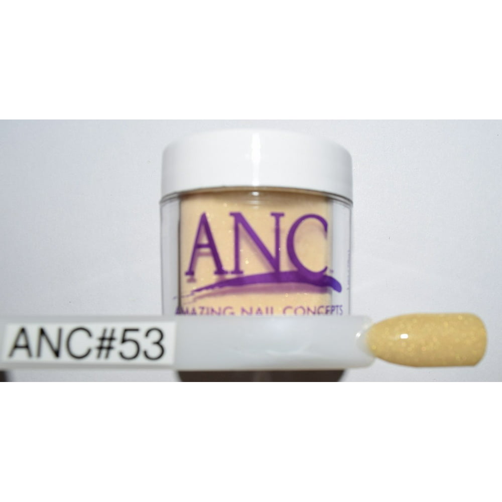 ANC - ANC Dip Powder Amazing Nail Concepts 2 oz #53 Metallic Lemon ...