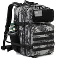 thumbnail image 2 of QT&QY 45L Outdoor Hiking Backpack for Men Molle Daypack 3 Day Gym Travel Rucksack with Bottle Holder, 2 of 7