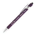 thumbnail image 2 of Bolígrafo Rainbow Rubberized Soft Touch con Stylus, 2 of 6