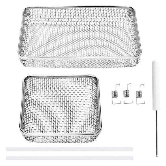 RV Furnace Vent Screen for RV Water Heater Vent Cover, RV Bugs Screen, Flying Insect Screen, Stainless Steel Mesh with Installation Tool