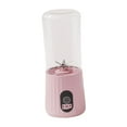thumbnail image 4 of Abbracc Personal Size Blender Portable Blender Cup for Fruit Juice Watermelon Grapefruit Pink, 4 of 9