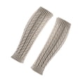 thumbnail image 2 of Qarigey Cubierta para calentador de piernas, cubiertas para envolver las rodillas, accesorio de ropa para niña de estilo Simple, puños para botas de Medias Gris claro Qarigey AP011051-05B, 2 of 6