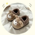 thumbnail image 5 of XIMIN Toddler Boys Girls Cute Slippers Panda Fluffy Fuzzy Slippers Non-Skid Cartoon Shoes Animal Plush Indoor House Slip-on Shoes Winter Warm House Slipper, 5 of 5