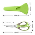 thumbnail image 3 of Under 10 Cutter Kitchen Shears Ultra Sharp Stainless Steel Multifunctional Stainless Steel Kitchen Detachable Shears Heavy Duty Meat Scissors Chicken Poultry Fish Herbs Food Scissors, 3 of 9