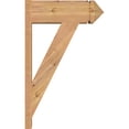 thumbnail image 3 of Ekena Millwork 7.50"W x 20"D x 32"H Traditional Smooth Arts and Crafts Outlooker, Western Red Cedar, 3 of 4