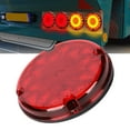 thumbnail image 2 of LED Round Strobe Beacon Light 7 Inch Rear Flash Brake Lamp 12V For Bus Camper, 2 of 8