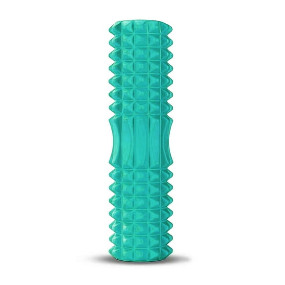 45cm Yoga foam roller muscle massage Block pilates tools Yoga Column fitness foam roller set gym Yoga Brick exercise equipment (green,45cm )