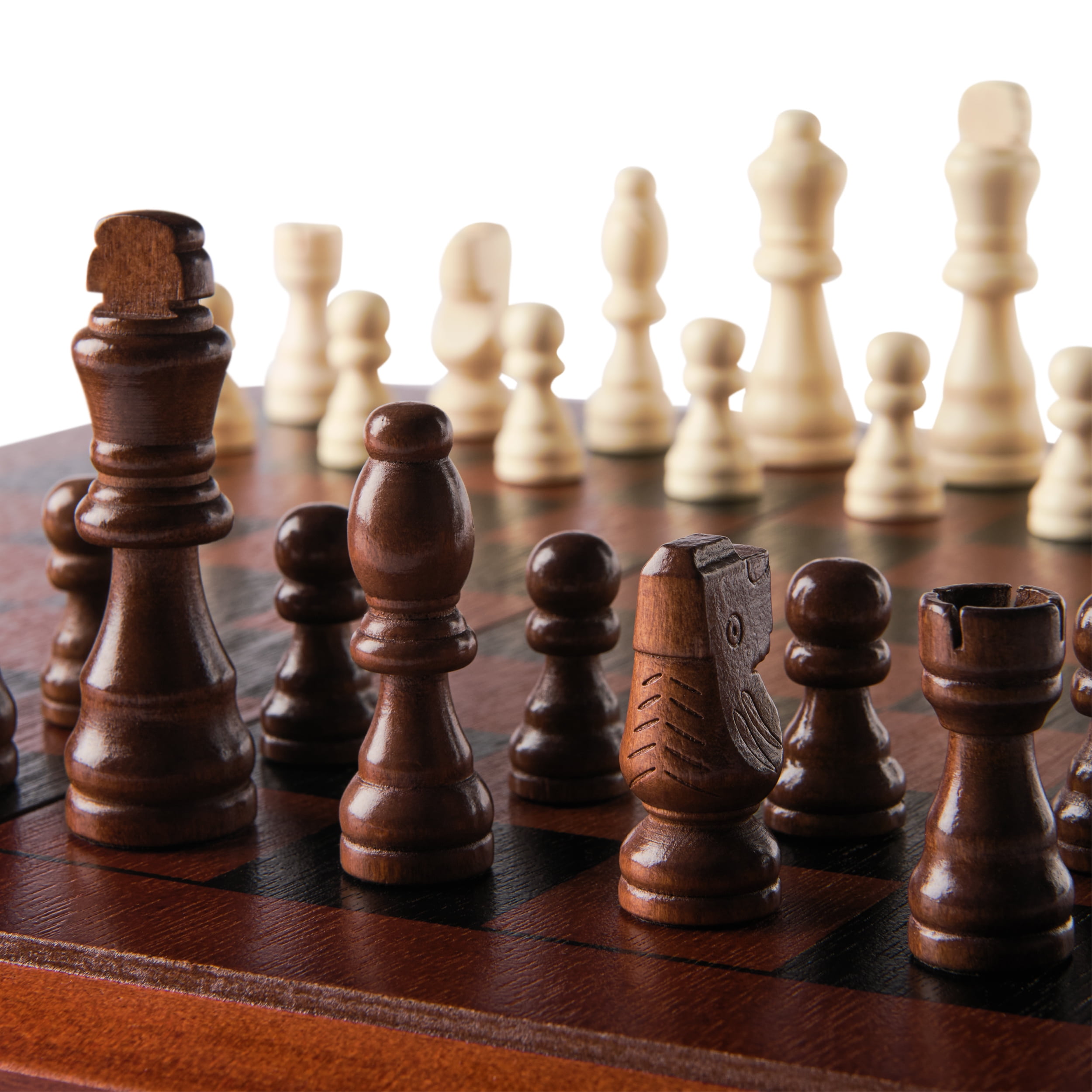 Spin Master Games, Cardinal Classics, Coffret échecs, dames et backgammon, Exclusivité Walmart, Jeux classiques 3 en 1 pour une soirée jeux en famille, 2 joueurs, à partir de 8 ans