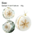 thumbnail image 2 of Christmas Baubles Foam 6cm x 6 with Gold Glitter Christmas Pattern, 2 of 5