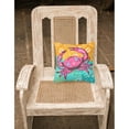 thumbnail image 2 of Carolines Treasures VHA3028PW1818 Coastal Pink Crab Fabric Decorative Pillow  18H x18W multicolor, 2 of 2