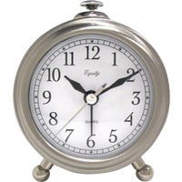 La Crosse Technology Equity Brushed Metal Battery Operated Alarm Clock - Pack of 10