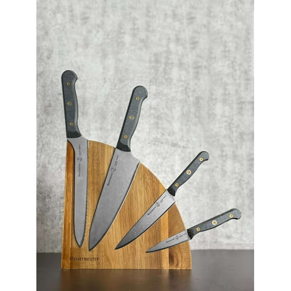 Messermeister Custom 5 Piece Magnet Knife Block Set
