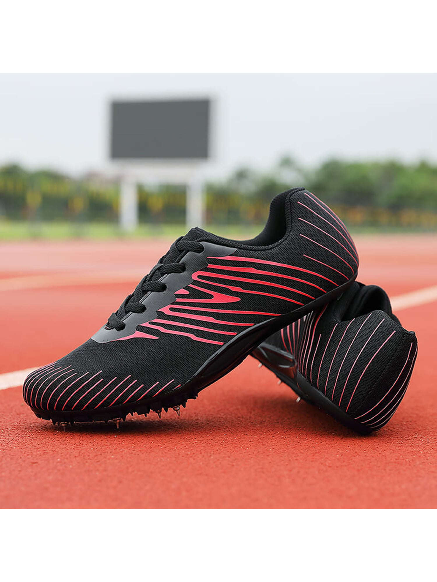 Mikrydco Spikes Track Shoes for Men Field Racing Jumping Sprint Sneakers  Women Youth Boys Girls Professional Running Training Athletic Cleats