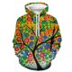 thumbnail image 3 of Sudadera con capucha con estampado de árbol psicodélico creativo de primavera y otoño para hombre, sudaderas casuales con impresión 3D, sudaderas, camisetas de calle, 3 of 5