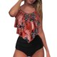 thumbnail image 4 of Moda mujer sexy traje de baño impreso volantes bikini split traje de baño Fridja  nalpqowj61205, 4 of 9