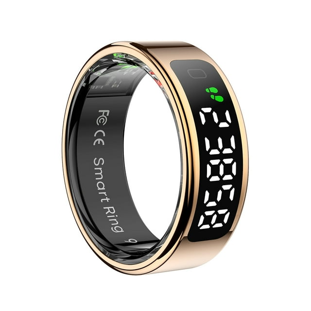Manager R11 Ring Smart Pantalla Visualización Y Monitor Touch Health & Fitness (Oro 12)