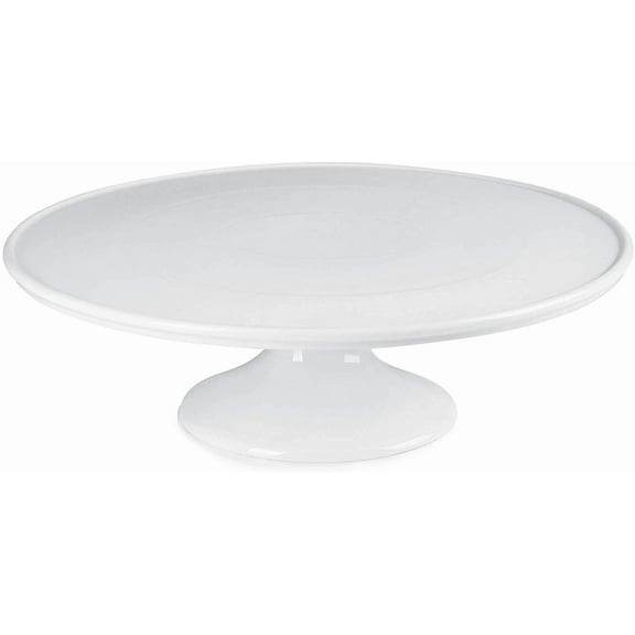 Porcelain Cake Stand 12-Inch, Round Dessert Display, Elegant White Cupcake Holder for Celebrations, Weddings, Parties – Versatile Serving Platter Premium
