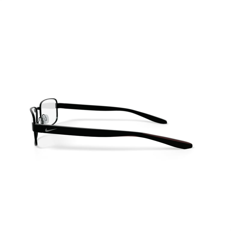 Nike Men's 8195G Prescription Eyeglasses with Case, Black HSA/FSA