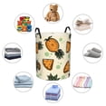 thumbnail image 4 of ZICANCN Laundry Basket Organizer, Pineapple Fruit Seamless Pattern Collapsible Hamper for Bathroom Bedroom Laundry Room, Medium Size, 4 of 7