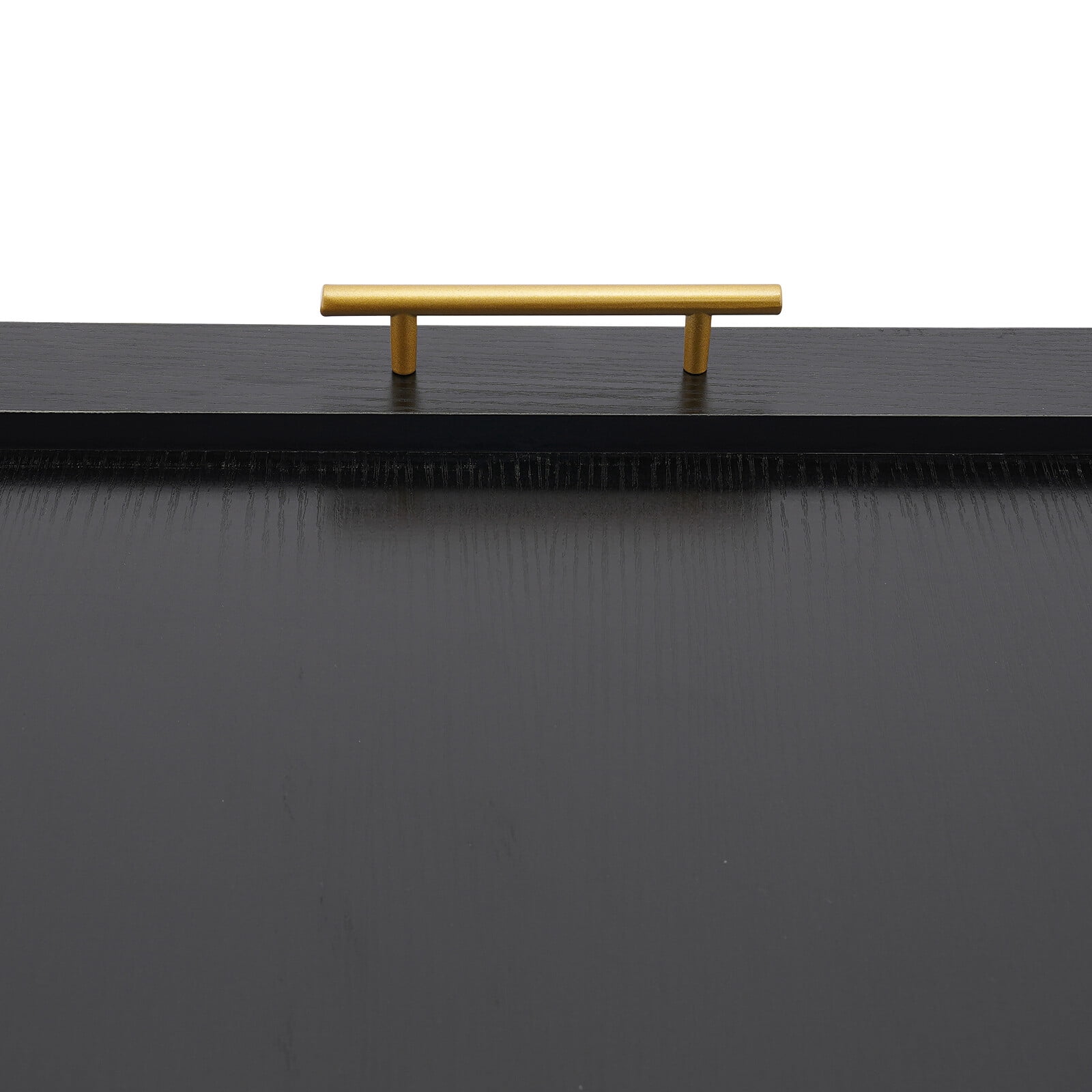 Wood Stove Cover, Noodle Board Stove Covers with Handles, Stovetop Plate for Gas Burner & Electric Stove, Wooden Stovetop Cover Cutting Board for Counter Space, 29.9 * 21.6in (Black)