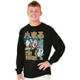 thumbnail image 3 of Popeye Stay Hungry Asian Inspired Men's Long Sleeve Tee T Shirt Brisco Brands S, 3 of 6