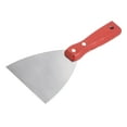 thumbnail image 4 of Uxcell 4" Stainless Steel Putty Knife Wooden Handle for Drywall, 4 of 7