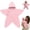 Pink, variant on Faraee Baby Star Knitted Swaddle Blanket Solid Color Hooded Newborn Sleeping Sack Soft Crochet Knit Wearable Blanket Infant Wrap Bedding (25.59In - Blue)