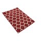 thumbnail image 1 of Colección de trellis de Loom única inspirada con la alfombra del área de diseño de celosía, 2 pies 2 pulgadas de 3 pies, rojo/beige Unique Loom Ver descripción, 1 of 2