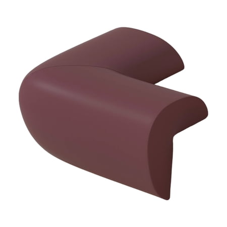 XIBUFE Baby Corner Protectors, Soft Foam Furniture Edge Guards, Thickened Shock-Absorbing Bumpers for Childproofing, Non-Toxic Table Guards, Brown