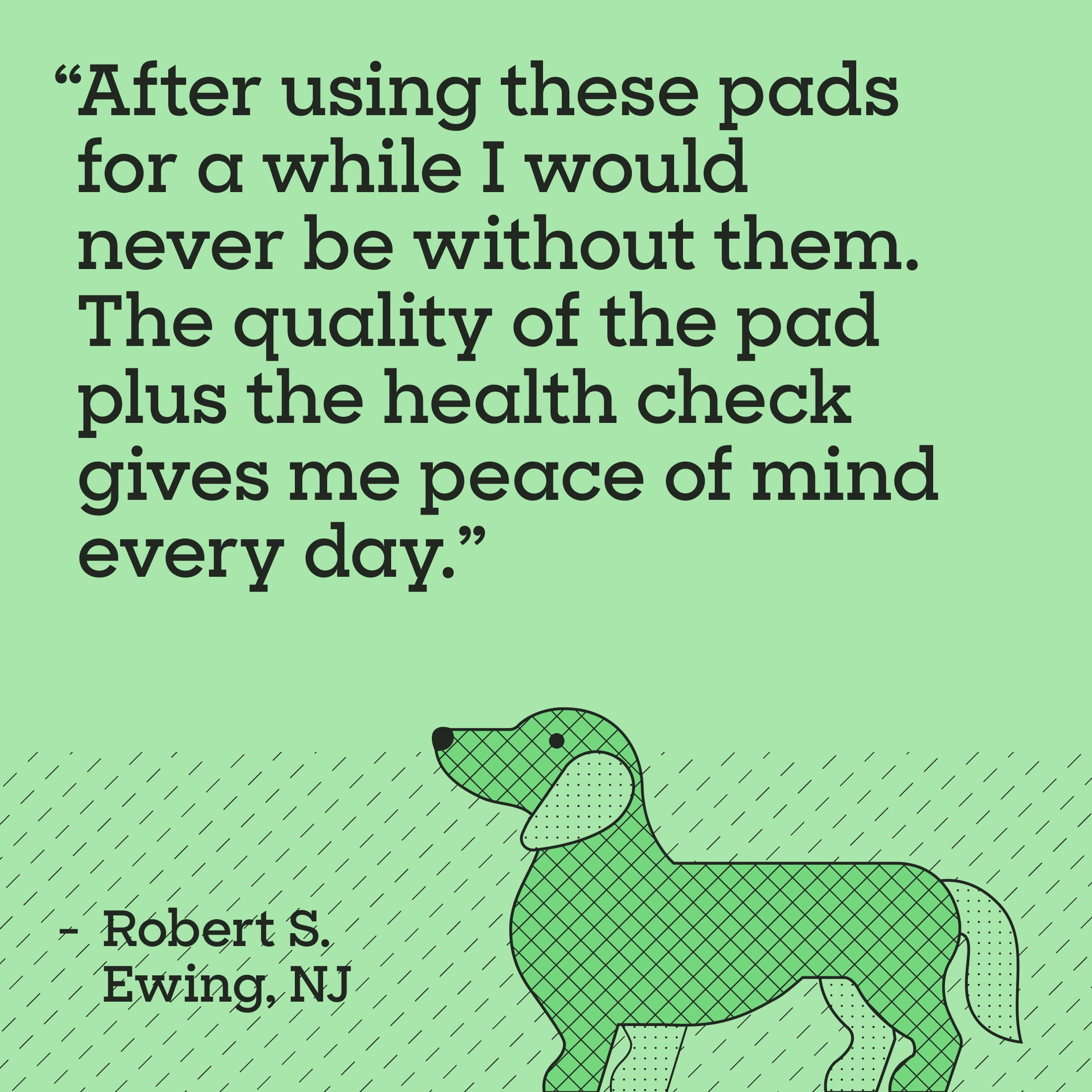 (3 pack) Pet Life Unlimited Health Check Dog Pads, L, 20ct, Fragrance Free