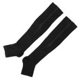 thumbnail image 4 of Circulation Support Socks,  Elasticity Sports Compression Socks Breathable Compression Stockings Personalized With Side Zipper For Athletic Running L/XL, 4 of 8