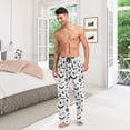 thumbnail image 7 of Men's Pajama Pants Men's Pajama Bottoms Home Sleeping Pants Loose Fitting Style XL Black Halloween Elements, 7 of 7