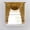 *Gold, variant on Velvet Valance Curtains for Small Windows, 39 Inch Wide Single Panel Rod Pocket Decorative Drapes with Tassels for Library Dining Room, Blue