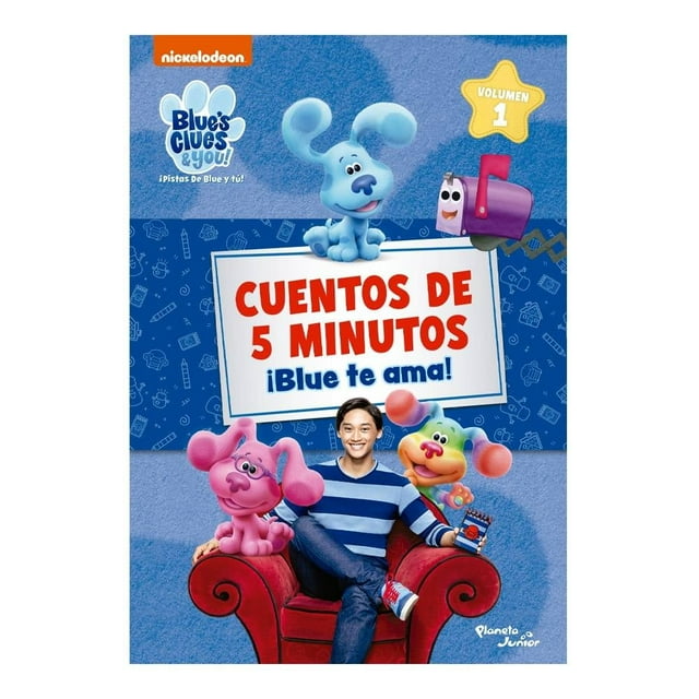 Las Pistas de Blue y Tú. Cuentos de 5 Minutos. ¡Blue te Ama! Planeta Infantil Mexico Nickelodeon