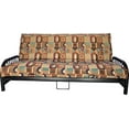 thumbnail image 1 of ADfuton Premium Full Upholstery Textile Futon Mattress Covers, Heavy Duty Bed Protector. (Full Size, Deco Multi Colors), 1 of 2