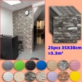 thumbnail image 2 of 25 pegatinas de pared 3D, papel tapiz autoadhesivo, decoración del hogar, sala de estar, dormitorio, baño, cocina, casa, 2 of 5