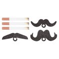 thumbnail image 3 of Bigotes falsos y cigarrillos, novedoso disfraz de cosplay con barba para fiesta de Halloween., 3 of 14