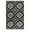 Black, variant on Superior Crawford Modern Medallion Indoor Area Rug, 2' x 3', Black