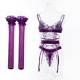 thumbnail image 7 of Fashion Sets for Women's Lace Teddy Lingerie for Women with Garter and Stockings, Sexy Bodysuit One Piece Jumpsuit for Sex Naughty, 7 of 7