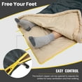 thumbnail image 6 of FUNDANGO Camping Sleeping Bag for Adults Teens Grey Waterproof Sleeping Bag with Compression Sack 87"*30" Compact Sleeping Bag for Hiking & Backpacking, 39.2°F-62.6°F, 2.5lbs, Grey, 6 of 11