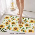 thumbnail image 3 of Yellow Sunflower Door Mat&nbsp;Indoor Outdoor Entrance, Non Slip Rug for Kitchen Bathroom Entryway Rug, Country Petals Floral Summer Spring Washable Doormat Floor Mat for Office Home Decor 24x36 Inch, 3 of 8