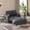 Dark gray, variant on Kicctian Convertible Sleeper Sofa Bed for Living Room, Pull-Out Loveseat Couch with Cup Holders, USB and Charging Station, Side Pockets,1000lb Capacity,Includes Toss Pillows,Grey