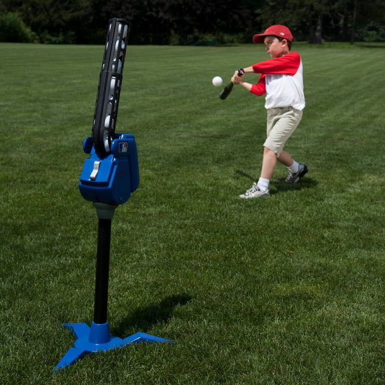 Machine à Lancer Baseball Franklin Sports – Pop A Pitch – Enfant – Rouge/Bleu